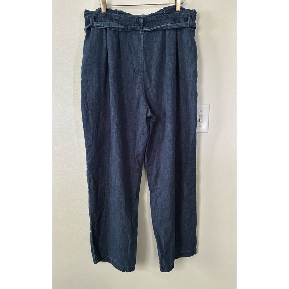 J. Crew High Rise Paper-bag Pant In Chambray - Picture 3 of 6